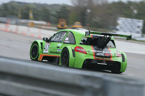 Jørgen Hansen blev mere fortrolig med sin Renault Megane Trophy.